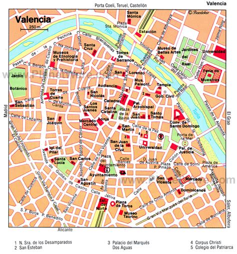 valencia google maps|valencia tourist map.